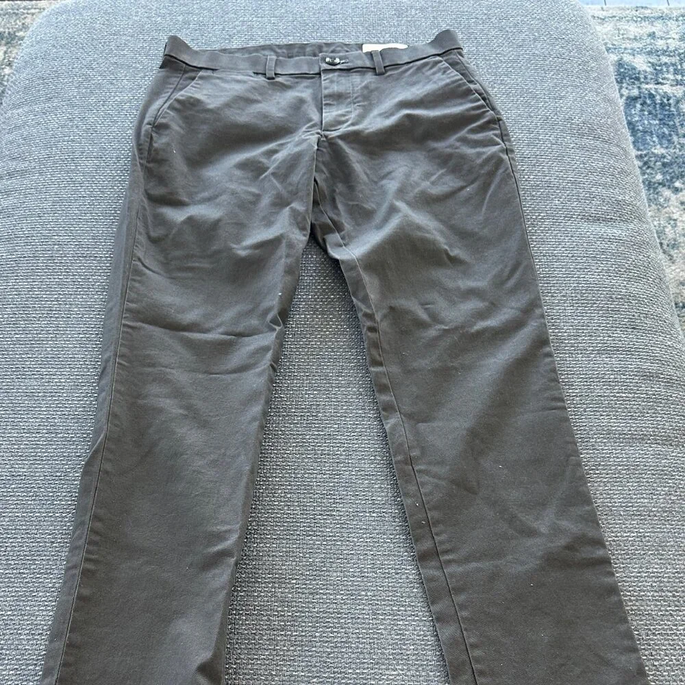 Gap Dark Grey Khaki Men's Slim 30x32 Pants - Picture 1 of 4